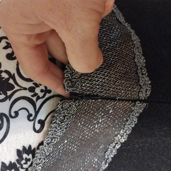 USA Made Rare Vintage Ritzy Unique Evening Midi Dress w Bolero Cloque Sz 10 - Picture 8 of 14